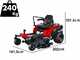 Efco ZERO TURN EFCO ZT 117/24 KV - Trattorino rasaerba professionale a raggio zero - Larghezza di taglio 117 cm - Taglio mulching e scarico laterale