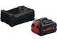Bosch Professional GBL 18V-750 - Soffiatore a batteria 18V/8Ah + Caricatore rapido