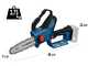 Bosch Professional  GKE 18V‑20 - Potatore manuale a batteria 18V 8Ah + Caricatore rapido