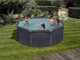 OUTLET - SENZA IMBALLO ORIGINALE - Gre Kea Rotonda &Oslash;350 x 120 cm - Piscina fuori terra in acciaio
