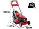 Efco LR 53 TK Allroad FLEX 4 - Rasaerba a scoppio semovente - 4in1 - Motore Emak K 805 OHV da 196 cc