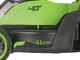 Greenworks LM4104 - Tagliaerba a batteria 40V - SENZA BATTERIA E CARICABATTERIA