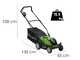Greenworks G48LM36-G24ST25 - Kit Tagliaerba a batteria + Tagliabordi a batteria - 48V/2Ah
