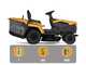 Stiga Estate 598e - Kit Trattorino tagliaerba con 1 modulo batteria ePower Pro da 56V/40Ah - Cesto di raccolta e mulching
