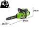 Greenworks CS40O6 - Motosega a batteria 60V - Lama da 40cm - SENZA BATTERIE E CARICABATTERIE
