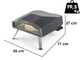 OUTLET - UTILIZZATO PER PROVA - Ompagrill Vesuvio 375 - Forno a gas per pizza