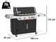 Weber Genesis EPX-435W - Barbecue a gas - Fornello laterale