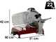 OUTLET - DA ESPOSIZIONE - Berkel Red Line 250 Rossa - Affettatrice con lama in acciaio cromato da 250 mm