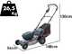 Bosch Professional GRA 18V2-46 SP - Tagliaerba a batteria - Taglio 46 cm - 2x 18V 12Ah