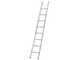 Gierre AL610 - Scala agricola conica in alluminio - 8 gradini - 2.22 m - Altezza stimata operativa 3.16 m