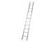 Gierre AL620 - Scala agricola conica in alluminio - 10 gradini - 2.77 m - Altezza stimata operativa 3.65 m