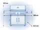 Napoleon Rogue PRO-S 625 RSIB - Barbecue a gas - Con fornello laterale a infrarossi