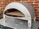 Pizza Party Emozione Perla - Forno a gas per pizza da esterno - Camera di cottura 40x70 cm - Piano cottura in biscotto
