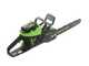 GreenWorks GD60CS40 - Elettrosega a batteria 60V 2Ah - Lama da 41cm