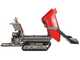 GeoTech Pro GeoPorter 650 DHS Hydro - Motocarriola cingolata cassone dumper 650Kg con paletta - Cambio idrostatico