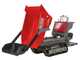GeoTech Pro GeoPorter 650 DHS Hydro - Motocarriola cingolata cassone dumper 650Kg con paletta - Cambio idrostatico