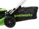 Greenworks GD60LM46SP - Tagliaerba semovente a batteria 60V 2Ah - Taglio 46cm
