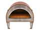 Pizza Party Ardore - Forno a gas per pizza da esterno - Camera di cottura 40x40 cm - Piano cottura in biscotto