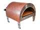 Pizza Party Ardore - Forno a gas per pizza da esterno - Camera di cottura 40x40 cm - Piano cottura in biscotto
