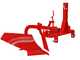 MDS-02B - Aratro monovomere a scalpello - Spostamento manuale a vite - Per trattori con attacco a tre punti