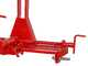 MDS-02B - Aratro monovomere a scalpello - Spostamento manuale a vite - Per trattori con attacco a tre punti