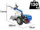 EuroMech BLITZ 70 - Motocoltivatore a benzina - Motore Honda GX200 - 6.5 HP