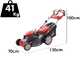 OUTLET - SENZA IMBALLO ORIGINALE - Efco LR 53 TKE AllRoad PLUS 4 - Rasaerba a scoppio semovente - Motore Emak K 655i OHV da 166 cc - Avviamento elettrico