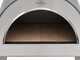 Pizza Party Ardore Perla - Forno a gas per pizza da esterno - Camera di cottura 40x40 cm - Piano cottura in mattoni refrattari