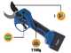 Hyundai SC-8608A - Forbice elettrica da potatura con taglio progressivo - 32 cm - 18V 4Ah