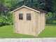 OUTLET - SENZA IMBALLO ORIGINALE - Alce Hobby 198x248 - Casetta da giardino in legno - Con finestre e porta a doppia anta - 198x248x215 cm