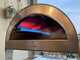 Pizza Party Ardore Acquamarina - Forno a gas per pizza da esterno - Camera di cottura 40x40 cm - Piano cottura in mattoni refrattari