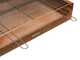 Folpo - Barbecue a legna e carbone in Corten con carrello
