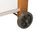 Folpo - Barbecue a legna e carbone in Corten con carrello