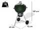 Weber Master-Touch GBS C-5755 Racing Green 57cm - Barbecue a carbone