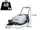 OUTLET - SENZA IMBALLO ORIGINALE - Nilfisk SW750 - Spazzatrice trazionata a batteria con cesto di raccolta 12V - 46Ah