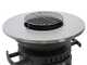 Royal Food FOL-3400 - Barbecue a legna e carbone - Piastra e griglia in acciaio inox