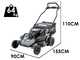 EGO LMX 7600 SP - Tagliaerba semovente a batteria - 2x 56V/6Ah - Taglio 76 cm