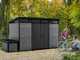 Keter Cortina 11x7 - Casetta da giardino - Con porta doppia anta - 340x218x226 cm