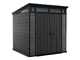 Keter Cortina 7x7 - Casetta da giardino - Con porta doppia anta - 214x218x226 cm