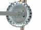 Coppia aste inox irrorazione con getti a farfalla in ottone 5+5, barre irroranti