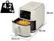 Girmi FG92 EcoFrit Deep - Friggitrice ad aria digitale 8L
