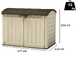 OUTLET - SENZA IMBALLO ORIGINALE - Keter Store it Out Ultra - Armadio porta attrezzi da giardino