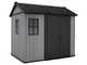 Keter Newton plus 759/975 grigia - Casetta da giardino - Con finestre - 230x287x246 cm