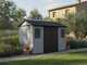Keter Newton plus 7511/1175 grigia - Casetta da giardino - Con finestre - 230x350x246 cm