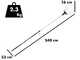 OUTLET - SENZA IMBALLO ORIGINALE - Zanon Albatros AL300 - Abbacchiatore elettrico - Asta telescopica 210 - 340 cm - SENZA BATTERIA
