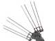 OUTLET - SENZA IMBALLO ORIGINALE - Zanon Albatros AL300 - Abbacchiatore elettrico - Asta telescopica 210 - 340 cm - SENZA BATTERIA