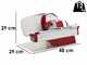 OUTLET - DA ESPOSIZIONE - Berkel Home Line Plus 200 Rossa - Affettatrice con lama 195 mm