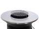 OUTLET - PICCOLI DIFETTI ESTETICI - Royal Food FOL-3400 - Barbecue a legna e carbone - Piastra e griglia in acciaio inox