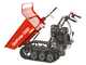 GeoTech Pro GeoPorter 330D - Motocarriola cingolata cassone dumper con 6 rulli - 300Kg