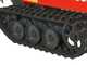 GeoTech Pro GeoPorter 330D - Motocarriola cingolata cassone dumper con 6 rulli - 300Kg